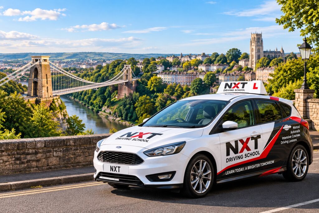 NXT Driving School car providing driving lessons across Bristol