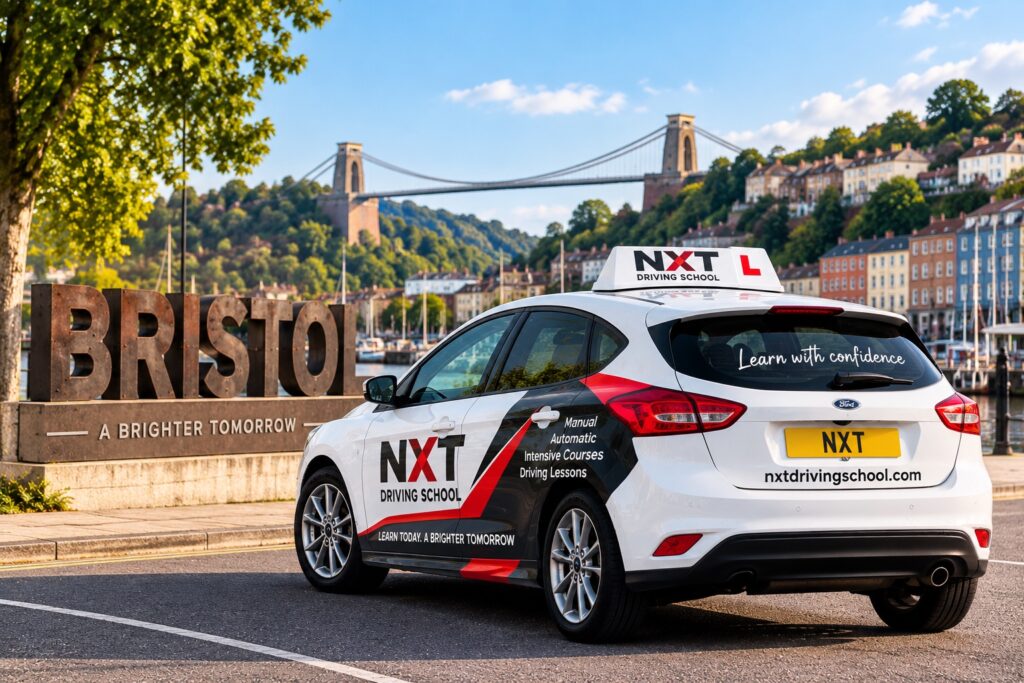 NXT Driving School learner car in Bristol